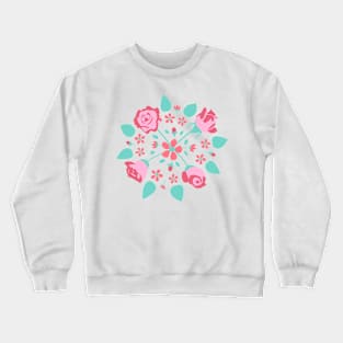 Pink Roses Collection Crewneck Sweatshirt